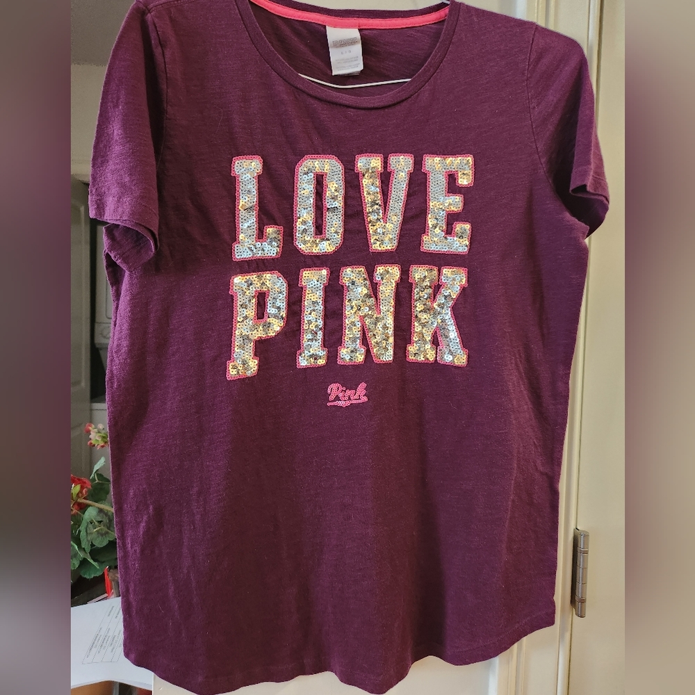 VICTORIA'S SECRET PINK BLING TEE